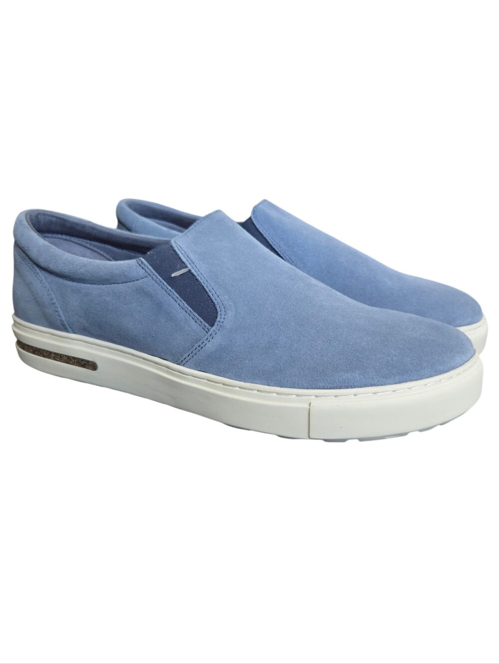Birkenstock Oswego Blue Suede Slip On Sneakers Women' Size 10